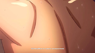 In the Hotel Room - She Bends Over the Bed, Gojou Slides In, Pumps Her Till Creampie