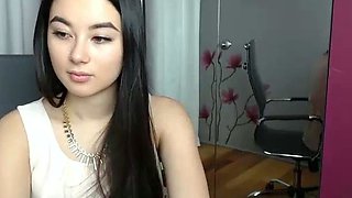 Cute camgirl show