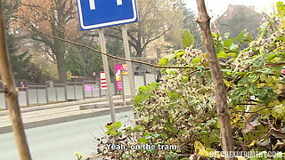 Czech Experiment 11: Horny Babe Rides an Older Man in the Bushes