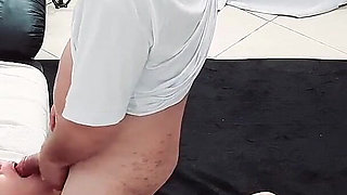 The Maid Was Punished with Slaps and Deep Oral Sex