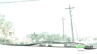 Monster cock scene with cutesy James Deen and Lielani Li from Monster Males