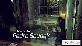 Eroutique - Lurk Just Outside Petite Katya's Window As She Rubs Her Wet Pussy While You Stroke Your Cock  Through your Pants