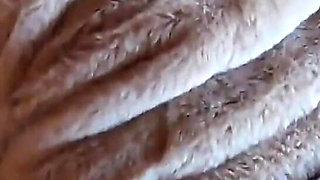 Golden Dress, Fur & Smoking Hairy Pussy, Deep Blowjob & Hard Doggy on a Freezer
