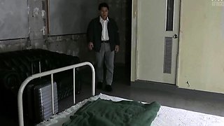 Bitch gives wam blowjob and handjob in pov scene