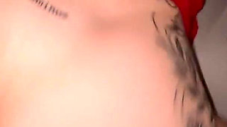 POV Tattooed Redhead on All Fours Asked for Milk in Her Pussy and Came in Her Mouth