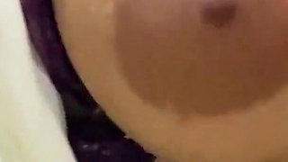 Fucking My Stepmom with Big Tits, From Behind Her Big Boobs Bouncing on Her Bed. Horny Big Tits Her Big Tits Bouncing