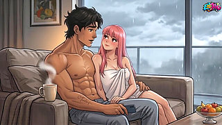 Fucking My Girlfriend's Stepbrother in Her Face - 2D Animation
