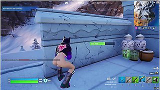 Fortnite Nude Mod Gameplay Triblazer Lynx Nude Skin Battle Royale Game [18+]
