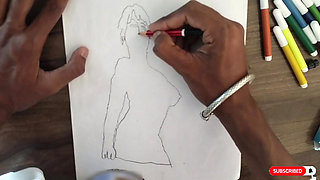 Outdoor Bengali Stepsis having dinner with boyfriend romantic video