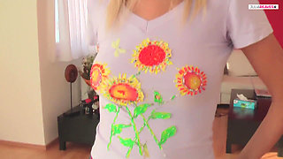 Teen Jasmine punished at home and fucked