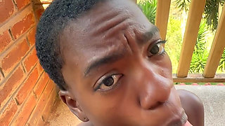 New Face - Mina Caramelo! Watch Mina taking bwc deep into her mouth and giving her ebony pussy from behind. and cum on face!