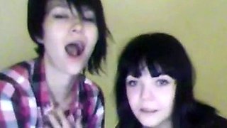 Russian Emo Girl Caught on Webcam