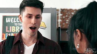 Eva Maxim's Library Lust Sparks Forbidden Fantasies