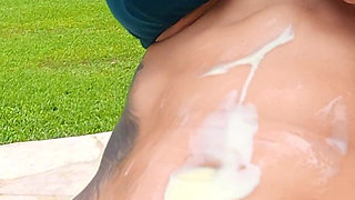 Temptation by the Pool: Sweets, Abs, and Vein Worship