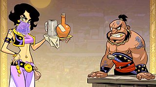 Disney princess trainer in cartoon porn with big boobs and playful anime scenes