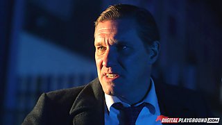 Short-haired Mila Milan crazy sex video