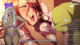 Promiscuous cougar enjoys the big dick of her young stud neighbor, featuring ExotiqFox's cute Asian nymph reaction