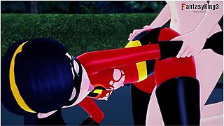 Car Toon In Violet Parr Super Hero Costume The Incredibles Sex On The Park