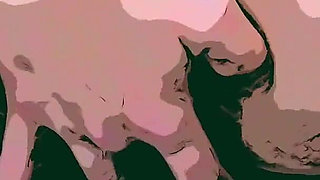 Cartoon Teen Masturbating in the Forest