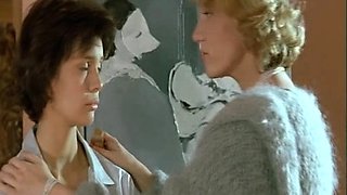 Pussy toying petite small tit teen babes lesbian oral action