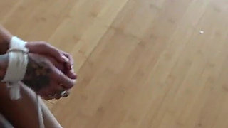 Mila & Charlie's Bondage Yoga: Bound Tight and Ballgagged by Instructor Latina! (fullhd)