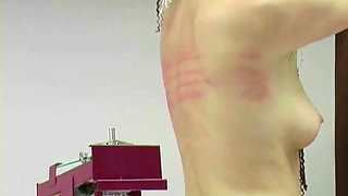 Amber Spanking Machine - Bare Back Whipping