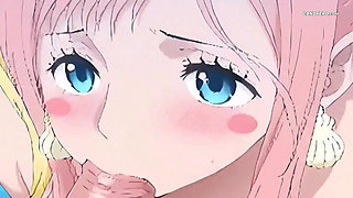 The Ryugu Kingdom Had Never Seen Their Princess Like This - On Her Knees, Mouth Full - AI Generated