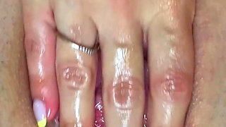 Kitchen Dildo Squirt - Masturbating on the Counter Until I Explode