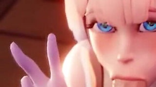 Kokomi Blowjob Oral Fellatio - Genshin Impact 3D Dick Sucking Deepthroat Animation Aether Sex