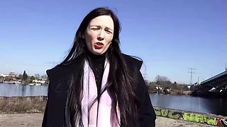 GERMAN SCOUT - First Time Anal Sex for small Tits Cougar