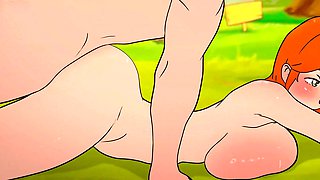 Hentai fantasy with nads and brutal cartoon sex featuring Telehab