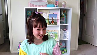 Busty amateur Ryana on solo masturbation