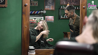 I fuck the barber because I don't have money to pay for the cut