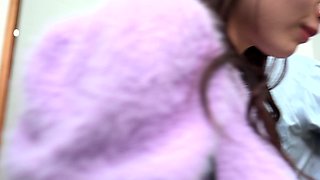 Extreme close up of Japanese teen masturbating Uncensored