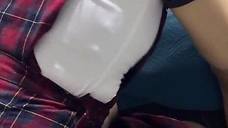 18 Year Old Student Fucks with His Teacher so He Doesn't Fail the Year - Homemade Porn