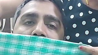 Husband Gagged with Femdom Bondage by Pregnant Indian Wife