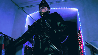 Mistress Eva Latex full leather fetish boots domina uniform bdsm kink hot milf