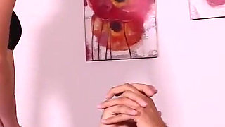 Tied and Bound on the Table While Dana Wolf Teases Then Ruins His Cock