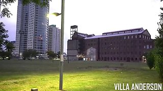 Neighbor Needs a Shower - Amateur Latina with Big Booty Gets Creampie and Blowjob