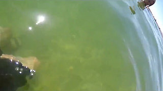 Wife Beach Vacation Sex and Suck Cock Twice