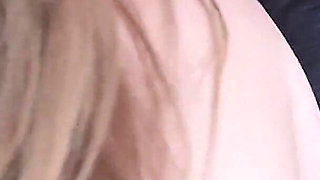 My Thong Slides Down. My Huge Natural Ass Gets Fingered Then Destroyed in Doggy Style!