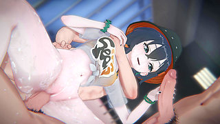 =Zenless Zone Zero= Belle's "BANNED TAPE": Bondage & POV Sandwich DP (Summer Skies)