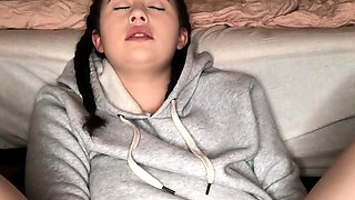 Amateur Brunette Anal Toy