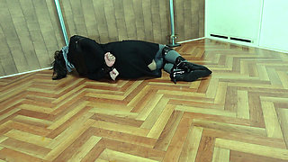 The Targeted Office Lady Was Tied up with Tape