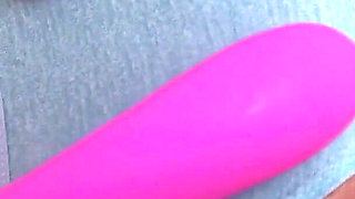 Played with Oiled Vibrator Until I Cum!