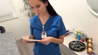 Eva Keks My Stepmom Nurse Gives Sloppy POV Blowjob & Swallows Cum - Hot MILF Massage