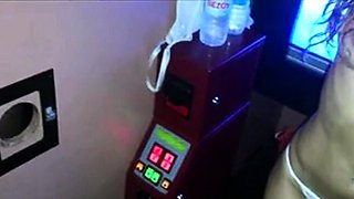 Strangers cums in her mouth and I cum in her pussy