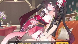 Honkai Star Rail - Sparkle X Caelus Passionate Sex - 3D Hentai Animation