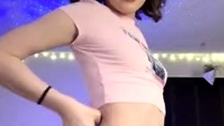 SummerTimeJames - Beautiful Shemale Orgasm on Table