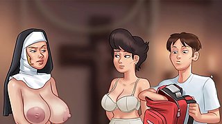 Xxx anime mẹ kế, summertime saga cartoon, stepmom